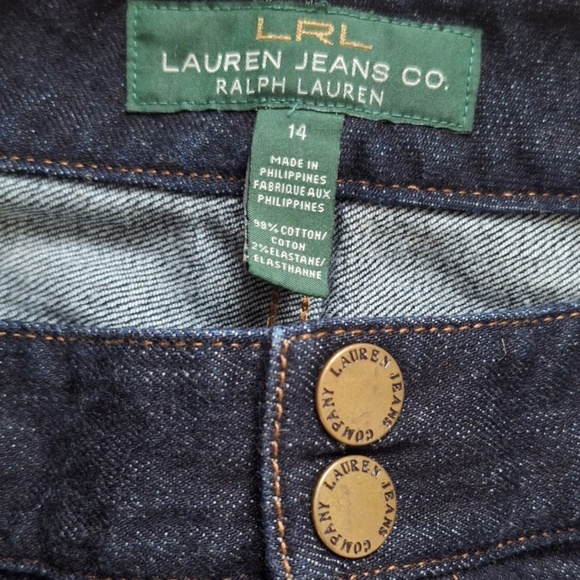 Lauren Ralph Lauren Women’s Jeans Size 14 Straight Business Casual Work Pants - Picture 6 of 8